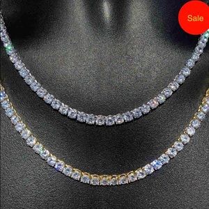 4mm Iced our Tennis chain